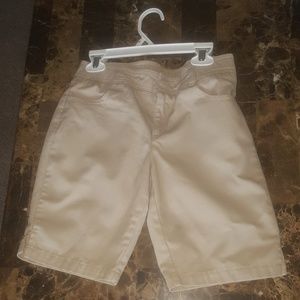 Girl khaki Bermuda shorts